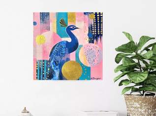 Acrylbild "Olympic Peacock"