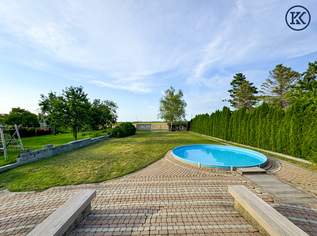 Großzügige Immobilien für ruhiges Wohnen und Gewerbe - Große Lagerhalle + Garten, 560000 €, Immobilien-Häuser in 2301 Gemeinde Groß-Enzersdorf