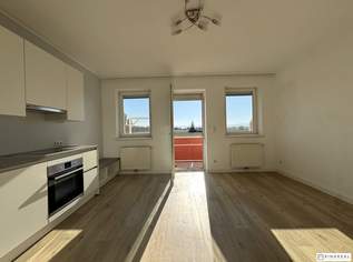 ZWEITBEZUG nach Sanierung // Schöne 2 Zimmer Wohnung mit Balkon | 1. Stock | Fernblick | Einbauküche, 849 €, Immobilien-Wohnungen in 2492 Eggendorf