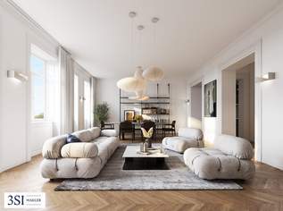 Servitenviertel: Hochwertig renoviert, zentral gelegen, stilvoll wohnen, 1149000 €, Immobilien-Wohnungen in 1090 Alsergrund