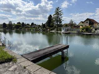 UFERPARZELLE - Traumhaftes Ferienhaus am Ladislaus See in Steinbrunn – Direkt am Wasser mit privatem Uferzugang & Zusatzgrundstück, 148000 €, Immobilien-Häuser in 7035 Steinbrunn