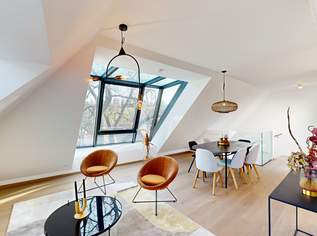 ZUR SCHÖNEN AGNES – Erstbezug: Großzügige 5-Zimmer-Dachgeschoss-Maisonette mit Dachterrasse in Sievering // PROVISIONSFREI, 1350000 €, Immobilien-Wohnungen in 1190 Döbling