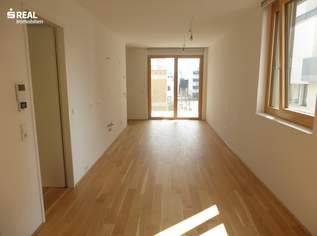 Jetzt einziehen: Gut geschnittene 2-Zimmer-Wohnung mit Balkon, offener Küche und Schlafzimmer mit Schrankraum. Provisionsfrei!, 289000 €, Immobilien-Wohnungen in 1120 Meidling
