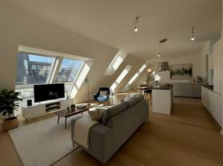 1010 Terrassentraum! Moderne und klimatisierte Dachgeschoss-Maisonette mit großzügiger Terrasse!, 3599.3 €, Immobilien-Wohnungen in 1010 Innere Stadt