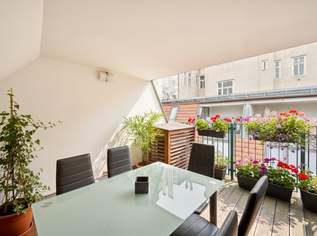 4-Zimmer DG-Maisonette + Terrasse Nähe Naschmarkt, 1060!, 3224.47 €, Immobilien-Wohnungen in 1060 Mariahilf