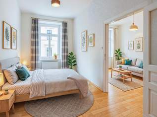 Lichtdurchflutete 65 m² Altbauwohnung in gut angebundener Ruhelage, 263500 €, Immobilien-Wohnungen in 1030 Landstraße