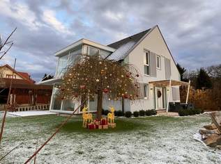 Modernes Einfamilienhaus mit großzügigen Glasfronten und wunderschöner Aussicht/Mietkauf Variante möglich/PROVISIONSFREI !!!, 2487 €, Immobilien-Häuser in 2625 Gemeinde Schwarzau am Steinfeld