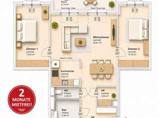 2 MONATE MIETFREI | Charmantes Zuhause mit Balkon, 977.15 €, Immobilien-Wohnungen in 8020 2 MONATE MIETFREI | Charmantes Zuhause mit Balkon, 977.15 €, Immobilien-Wohnungen in 8020
