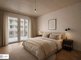 Urban wohnen beim Augarten – 2-Zimmer-Wohnung mit Balkon PROVISIONSFREI!, 500000 €, Immobilien-Wohnungen in 1020 Leopoldstadt