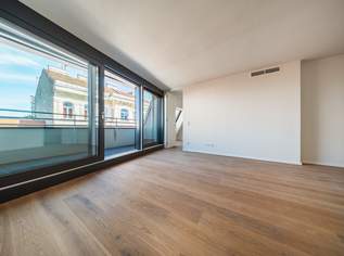 ESSENZ NO. 1 - Gut aufgeteilter Erstbezug (52 m²) im 1. DG mit wenig Schrägen | 6 m² Loggia, 2 Zimmer, 699000 €, Immobilien-Wohnungen in 1050 Margareten