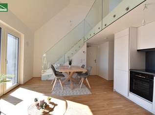Ihre Mieter werden sich freuen - Helle DG-Wohnung mit großer Südterrasse und Küche unweit der U-Bahn U1! - JETZT ZUSCHLAGEN, 426396.64 €, Immobilien-Wohnungen in 1220 Donaustadt