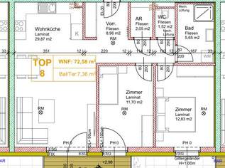 Neubau 3 Zimmer Warm mit Balkon, inkl. BK und 2 PKW-Stellplätzen, 1006.6 €, Immobilien-Wohnungen in 2424 Zurndorf Neubau 3 Zimmer Warm mit Balkon, inkl. BK und 2 PKW-Stellplätzen, 1006.6 €, Immobilien-Wohnungen in 2424 Zurndorf