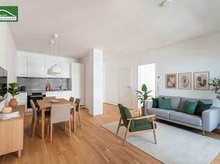 Hochwertig ausgestattet. Mit Freiflächen. Tolle Neubau Erstbezugswohnungen neben der U1 Kagran und der Alten Donau. Garagenplatz noch optional erwerbbar!, 324258 €, Immobilien-Wohnungen in 1220 Donaustadt