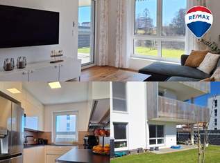 Exklusives Wohnen im Erdgeschoss: 4-Zimmer-Eigentumswohnung mit DAN Küche, Terrasse und Garten, 395000 €, Immobilien-Wohnungen in 4232 Hagenberg im Mühlkreis