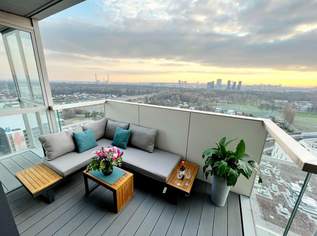 Luxus trifft Skyline - Wohnen auf höchstem Niveau -16. Stockwerk im Marina Tower, 799000 €, Immobilien-Wohnungen in 1020 Leopoldstadt