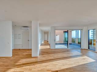 Skyline-Feeling im 34. Stock des Q-Tower mit Südost-Ausrichtung, 989000 €, Immobilien-Wohnungen in 1030 Landstraße