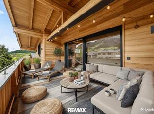 Exklusives Penthouse – Erstbezug mit direktem Liftzugang, offenem Wohnkonzept, Glaskamin & traumhaftem Bergblick in sonniger Top-Lage, 1190000 €, Immobilien-Wohnungen in 6371 Gemeinde Aurach bei Kitzbühel