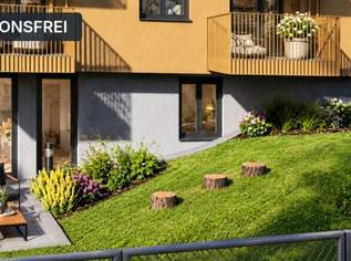 PROVISIONSFREI: Ein Stück Natur in Wien – 4-Zimmer-Wohnung mit Garten, 644400 €, Immobilien-Wohnungen in 1110 Simmering