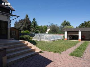 Schöne, ruhige Liegenschaft in guter Nachbarschaft - 145m² Wfl., 4,5 Zi., Doppelgarage, Carport, Keller und Pool!, 250000 €, Immobilien-Häuser in 7201 Neudörfl Schöne, ruhige Liegenschaft in guter Nachbarschaft - 145m² Wfl., 4,5 Zi., Doppelgarage, Carport, Keller und Pool!, 250000 €, Immobilien-Häuser in 7201 Neudörfl