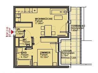 Ruhige 2 Zimmerwohnung in 1210 zu mieten, 750.02 €, Immobilien-Wohnungen in 1210 Floridsdorf