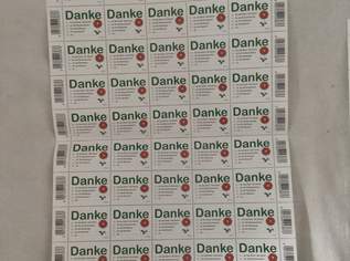 11 Bögen à 50 Stück postfr. Briefmarken AKT. NOMINALWERT 1 EUR "Glückwunschmarke - Danke" um 80% des aktuellen Nominalwertes abzugeben, 440 €, Marktplatz-Sammlungen & Haushaltsauflösungen in 1140 Penzing