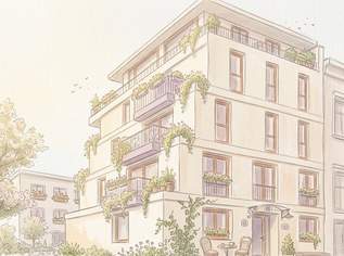 GRAZ - Gries - PENTHOUSE mit Flussblick und 3 Zimmern - NEU 76m² + 35m² MegaTerrasse im 4.OG - Nähe Augarten - Honorarfrei - 8,5% Baustart AKTION, 334149 €, Immobilien-Wohnungen in 8020 