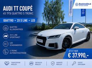 TT Coupé quattro S tronic | 2x S line | LED, 37990 €, Auto & Fahrrad-Autos in 9300 Sankt Veit an der Glan