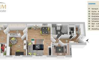 Ruhig & gut angebunden: 3-Zimmer-Wohnung in Währing, 299000 €, Immobilien-Wohnungen in 1180 Währing