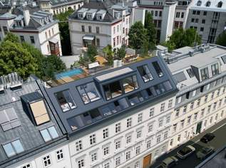 GROHGASSE 10 | hochwertig ausgestattete 2-Zimmer Altbauwohnung mit sonniger Loggia | Erstbezug nach Sanierung, 530000 €, Immobilien-Wohnungen in 1050 Margareten