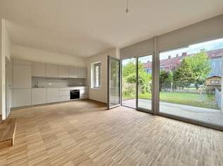 ERSTBEZUG. ERSTKLASSIG. Außenflächen mit direktem Blick auf den Kahlenberg | vollausgestattete Küchen | Fußbodenheizung und Fußbodenkühlung, 1850 €, Immobilien-Wohnungen in 1210 Floridsdorf