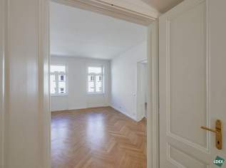 Erstbezug nach Sanierung: Schöne 3-Zimmer-Altbauwohnung mit Balkonmöglichkeit, 569000 €, Immobilien-Wohnungen in 1020 Leopoldstadt