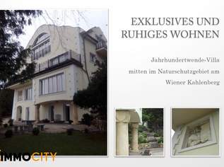Exklusive Jahrhundertwende-Villa am Kahlenberg, 2.870 m² Grund, Bieten im Rahmen der Versteigerung, 1190 Wien, 0 €, Immobilien-Häuser in 1190 Döbling Exklusive Jahrhundertwende-Villa am Kahlenberg, 2.870 m² Grund, Bieten im Rahmen der Versteigerung, 1190 Wien, 0 €, Immobilien-Häuser in 1190 Döbling