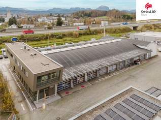 Produktionshalle/Lagerhalle in ausgezeichneter Lage, direkt an der Autobahn mit sichtbarer Werbefläche, 7 €, Immobilien-Gewerbeobjekte in 4655 Vorchdorf