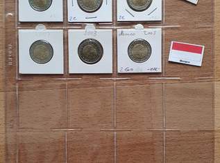 2 Münzen Vatikan und Monaco Sammlung abzugeben