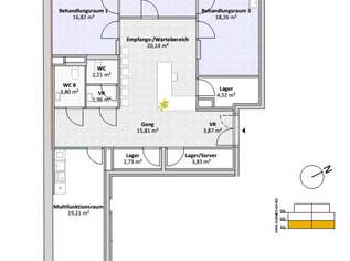 Attraktive Praxis oder Bürofläche in Gänserndorf - Ihr neuer Standort - PROVISIONSFREI!, 599000 €, Immobilien-Gewerbeobjekte in 2230 Gemeinde Gänserndorf