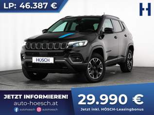 Compass Trailhawk 4xe 240 LEDER SITZLÜFTUNG ACC, 31490 €, Auto & Fahrrad-Autos in 4061 Pasching
