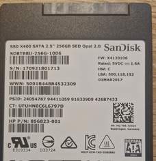 256GB SATA SSD von SanDisk, 25 €, Marktplatz-Computer, Handys & Software in 3100 St. Pölten