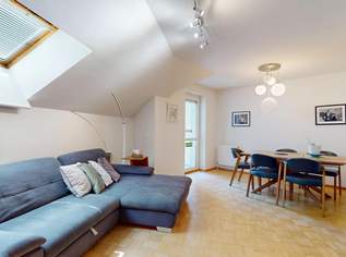 Dachgeschossflair am Siedlungsrand – 82 m² Wohnkomfort mit Balkon, 295000 €, Immobilien-Wohnungen in Oberösterreich