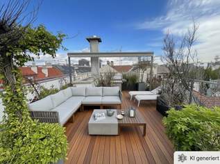 1080! Perfekt geschnittene 4-Zimmer-DG-Wohnung mit 2 Terrassen im Herzen des 8. Bezirks!, 1549000 €, Immobilien-Wohnungen in 1080 Josefstadt