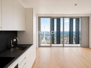 33. Etage DC2 Tower: 10sqm Loggia - Studio-Highlight, 1100 €, Immobilien-Wohnungen in 1220 Donaustadt 33. Etage DC2 Tower: 10sqm Loggia - Studio-Highlight, 1100 €, Immobilien-Wohnungen in 1220 Donaustadt