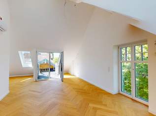 Traumhafte Dachwohnung im Hietzinger Cottage I Altbaujwel, 1490000 €, Immobilien-Wohnungen in 1130 Hietzing