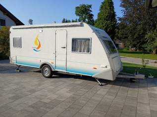 Knaus Pusch Eiffelland 495TF,  KLIMA - MARKISE - VORZELT, 11700 €, Auto & Fahrrad-Wohnwagen & Anhänger in 4950 Altheim