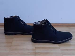 Stylishe Schuhe Stiefel Stiefeletten Brave Soul Sawyer schwarz Größe 42 NEU + Etikett + Originalverpackung