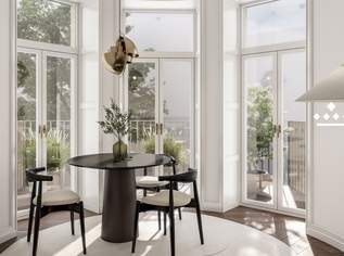 Smart geplante Wohnung mit großen Fenstern und Balkon in den Innenhof im Projekt GRACE!, 1975000 €, Immobilien-Wohnungen in 1030 Landstraße