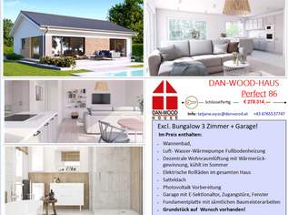 TOP MODERNE BUNGALOW IDEAL FÜR SINGLES PAARE FAMILIEN ODER ALS FERIENHÄUSER BEZUGSFERTIG MIT GARAGE! (Provisionsfrei), 348650 €, Immobilien-Häuser in 7540 Krottendorf bei Güssing TOP MODERNE BUNGALOW IDEAL FÜR SINGLES PAARE FAMILIEN ODER ALS FERIENHÄUSER BEZUGSFERTIG MIT GARAGE! (Provisionsfrei), 348650 €, Immobilien-Häuser in 7540 Krottendorf bei Güssing