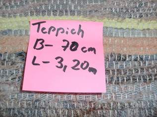 4 verschiedene Fleckerlteppich-Teppichläufer  B-70cm L-3,20m,, 20 €, Haus, Bau, Garten-Geschirr & Deko in 9761 Amberg