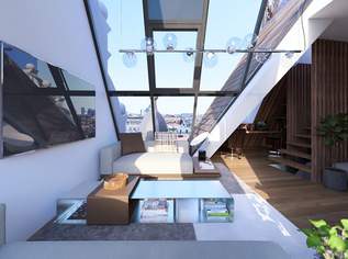 Einmalige Dachgeschosswohnung am Naschmarkt – Mit Vision veredelbar zum 215 m² PENTHOUSE-Juwel mit einmaligen 360°-Blick über Wien, 1500000 €, Immobilien-Wohnungen in 1050 Margareten