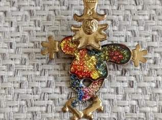 Kleine Harlekin, Clown Brosche , ca 5cm, FIXPREIS 7€ / NUR SELBSTABHOLUNG,23 Bez. KEIN Versand!