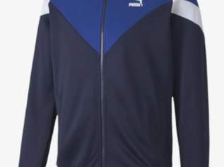 Schöne Jacke Trainingsjacke Puma blau weiß Größe M NEU + Etiketten + Originalverpackung, 49 €, Kleidung & Schmuck-Herrenkleidung in 1220 Donaustadt