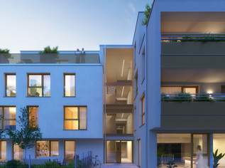 BAUBEGINN!_Top 22_kompakte und helle 2 Zi Dachgeschoßwohnung mit zwei Terrassen_EDMUND, 325000 €, Immobilien-Wohnungen in 1210 Floridsdorf